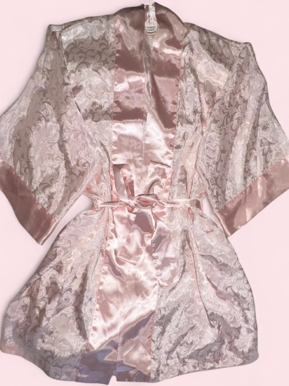 Vintage Gold Label Victoria's Secret Pink Robe